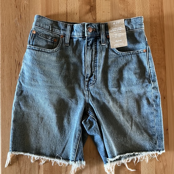 NWT Madewell High Rise Denim Shorts - Picture 3 of 8
